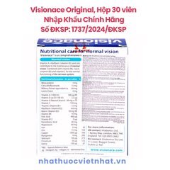 Visionace Original - Tăng Cường Thị lực, Hỗ Trợ Sức Khỏe Mắt Hiệu Quả