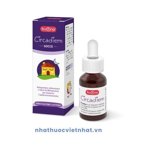 Buona Circadiem – Bổ sung Melatonin tinh khiết hỗ trợ ngủ ngon ở trẻ em và người lớn