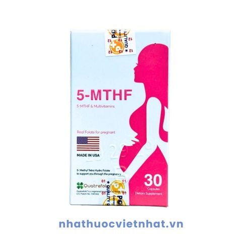 5-MTHF: Bổ sung folate dạng hoạt tính, vitamin và khoáng chất cho phụ nữ chuẩn bị mang thai