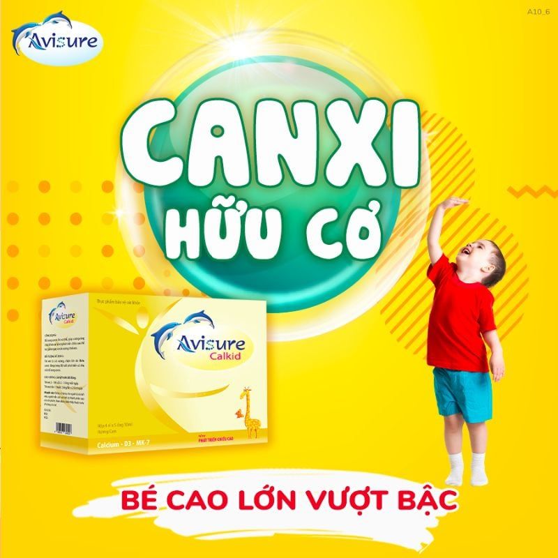 Avisure Calkid – Bổ Sung Canxi Hỗ Trợ Phát Triển Chiều Cao Cho Trẻ Từ 2 Tuổi