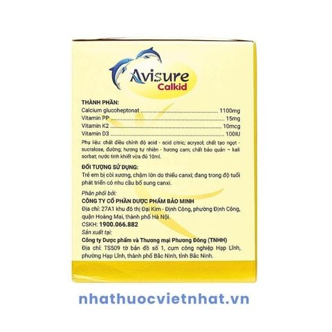 Avisure Calkid – Bổ Sung Canxi Hỗ Trợ Phát Triển Chiều Cao Cho Trẻ Từ 2 Tuổi