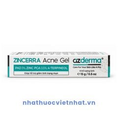 Zincerra Acne Gel 15g - Gel hỗ trợ giảm mụn sưng viêm, ngăn ngừa mụn