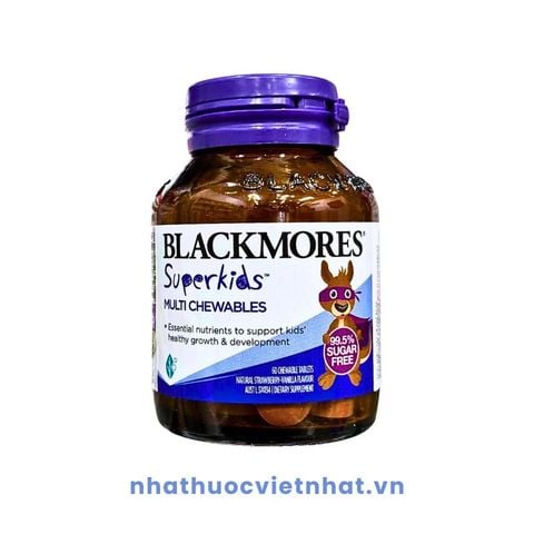 Blackmores Superkids Multi Chewables: Bổ sung vitamin tổng hợp cho trẻ 2-12 tuổi
