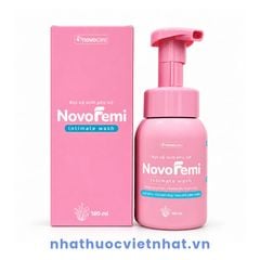 Bọt vệ sinh Novofemi Intimate Wash - Hỗ trợ làm sạch dịu nhẹ, dưỡng ẩm cho vùng kín, chai 180ml