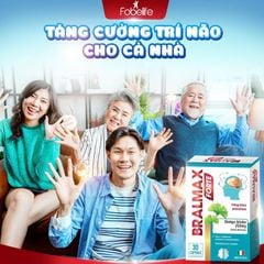 Bralmax Forte - Viên Uống Bổ Não Gingko Biloba, Hỗ Trợ Cải Thiện Tuần Hoàn Máu Não