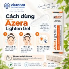 Azera Lighten Gel 20g - Gel dưỡng hỗ trợ giảm thâm sau mụn, cấp ẩm sáng da