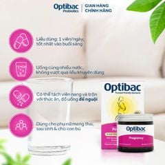 Men vi sinh Optibac Pregnancy - Giải pháp bổ sung lợi khuẩn cho phụ nữ mang thai và cho con bú, hộp 30 viên