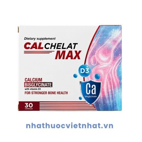 Calchelat Max - Bổ Sung Canxi Bisglycinate Và Vitamin D3 Giúp Xương Chắc Khoẻ