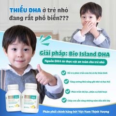 DHA Bio Island cho bé - Hỗ trợ phát triển trí não và thị giác toàn diện từ Úc