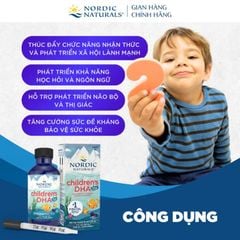 DHA Nordic Xtra - Hỗ Trợ Phát Triển Não Bộ Cho Trẻ 1 - 6 Tuổi, Chai 60ml