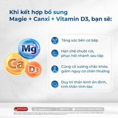 Viên Uống Magnesium Calcium D3 Doppelherz - Hỗ Trợ Xương Chắc Khỏe, Hộp 30 Viên