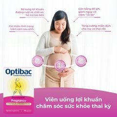 Men vi sinh Optibac Pregnancy - Giải pháp bổ sung lợi khuẩn cho phụ nữ mang thai và cho con bú, hộp 30 viên