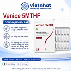 Venice 5MTHF - Bổ Sung Vitamin Và Khoáng Chất Cho Phụ Nữ Chuẩn Bị Mang Thai