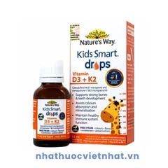 D3K2 Nature's Way - Bổ Sung Vitamin D3K2 Giúp Xương Chắc Khoẻ Cho Trẻ Sơ Sinh Và Trẻ Nhỏ