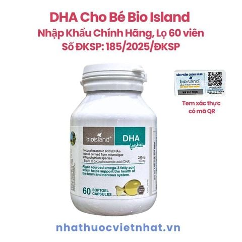 DHA Bio Island cho bé - Hỗ trợ phát triển trí não và thị giác toàn diện từ Úc