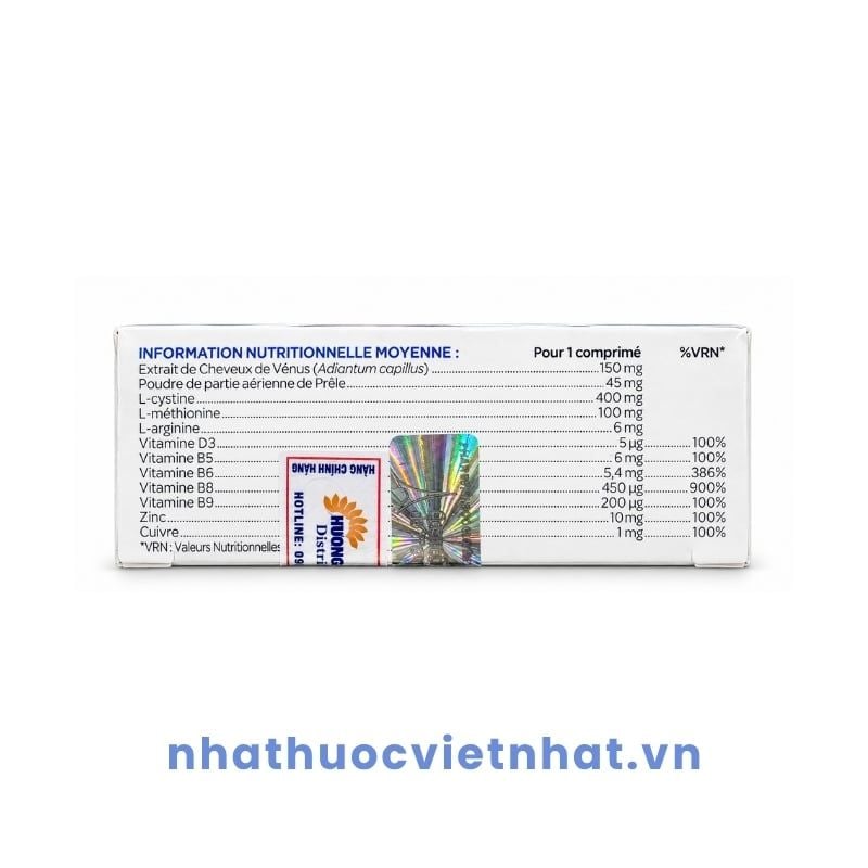 Forcapil Anti-Chute - Viên uống hỗ trợ tóc chắc khỏe, giúp giảm nguy cơ rụng tóc