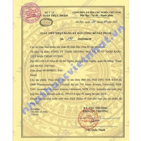 Kẽm Bio Island - Hỗ trợ tăng cường đề kháng, cải thiện tình trạng biếng ăn ở trẻ