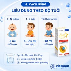 Star Lipocal: Bổ sung Canxi sinh học và Vitamin D3 K2 MK7 cho trẻ từ 6 tháng tuổi, chai 100ml