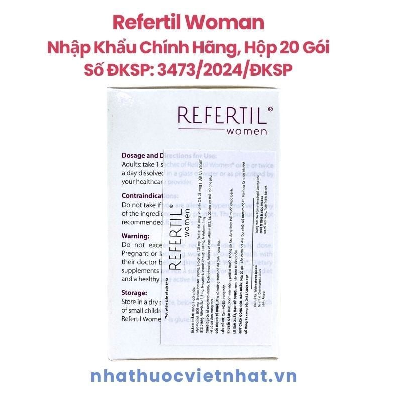 Refertil Women Chính Hãng - Giải Pháp Tối Ưu Hỗ Trợ Tăng Khả Năng Thụ Thai Cho Nữ Giới