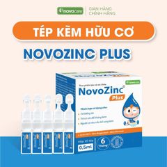 Siro ăn ngon NovoZinC Plus - Công thức kẽm đột phá, cải thiện biếng ăn, tăng đề kháng cho trẻ