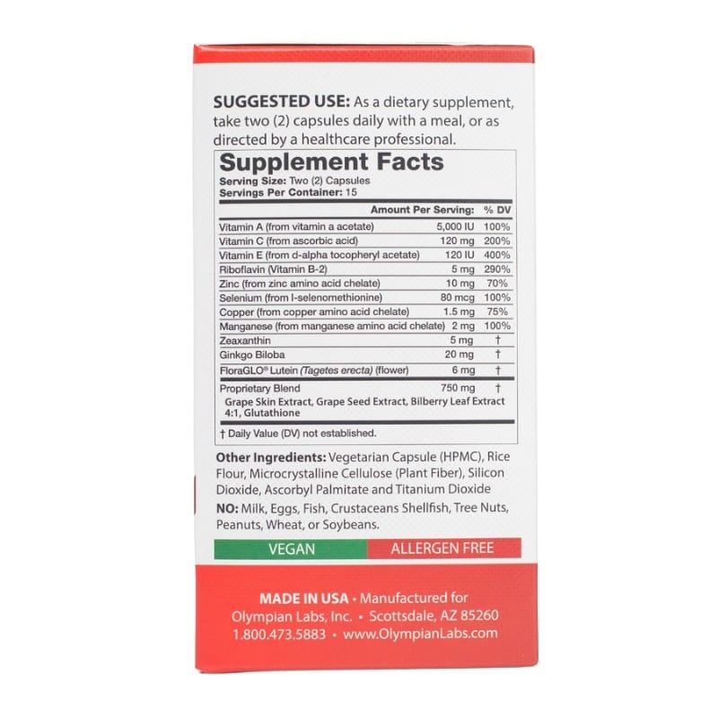 Nutra vision - Tăng cường sức khỏe mắt, nhập khẩu chính hãng từ Mỹ, hộp 30 viên