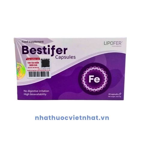 Sắt Viên Bestifer - Hỗ Trợ Giảm Nguy cơ Thiếu Máu Thiếu Sắt Cho Mẹ Bầu Và Sau Sinh