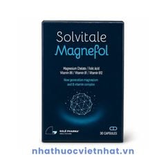 Solvitale Magnefol (Magie Xanh) - Hỗ Trợ Giảm Căng Thẳng, Cải Thiện Giấc Ngủ, Hộp 30 Viên