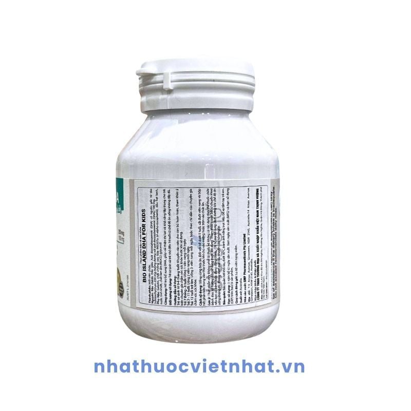 DHA Bio Island cho bé - Hỗ trợ phát triển trí não và thị giác toàn diện từ Úc