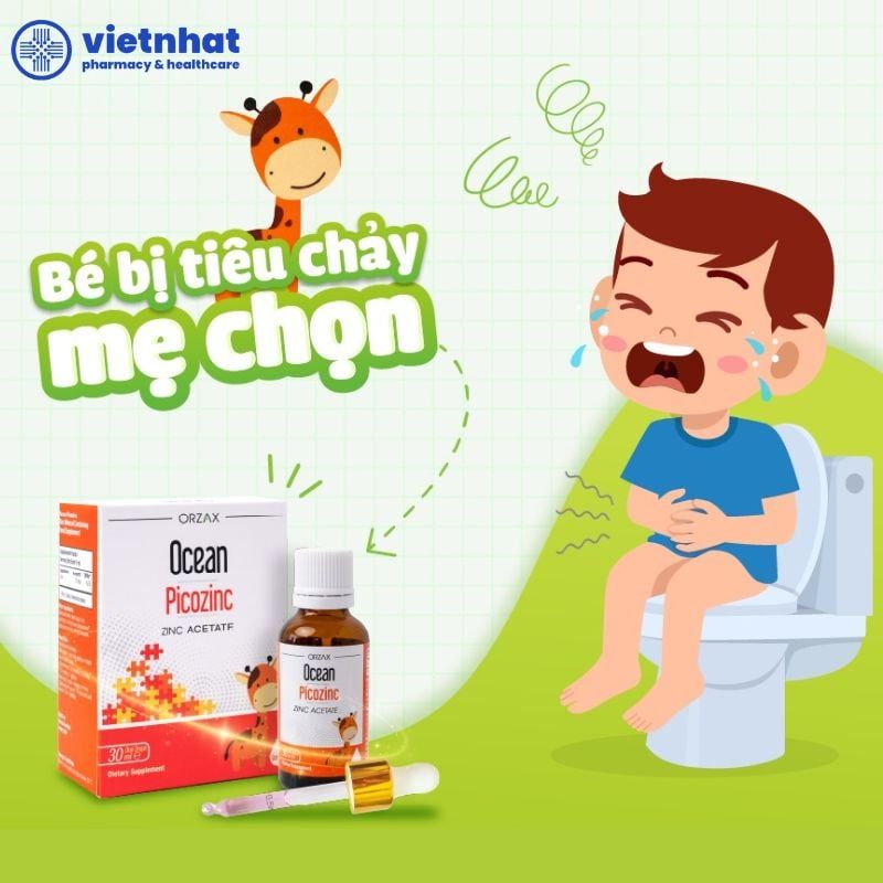 Ocean Picozinc - Siro Kẽm Hữu Cơ Hỗ Trợ Trẻ Biếng Ăn, Tăng Đề Kháng Cho Trẻ Từ 3 Tháng Tuổi