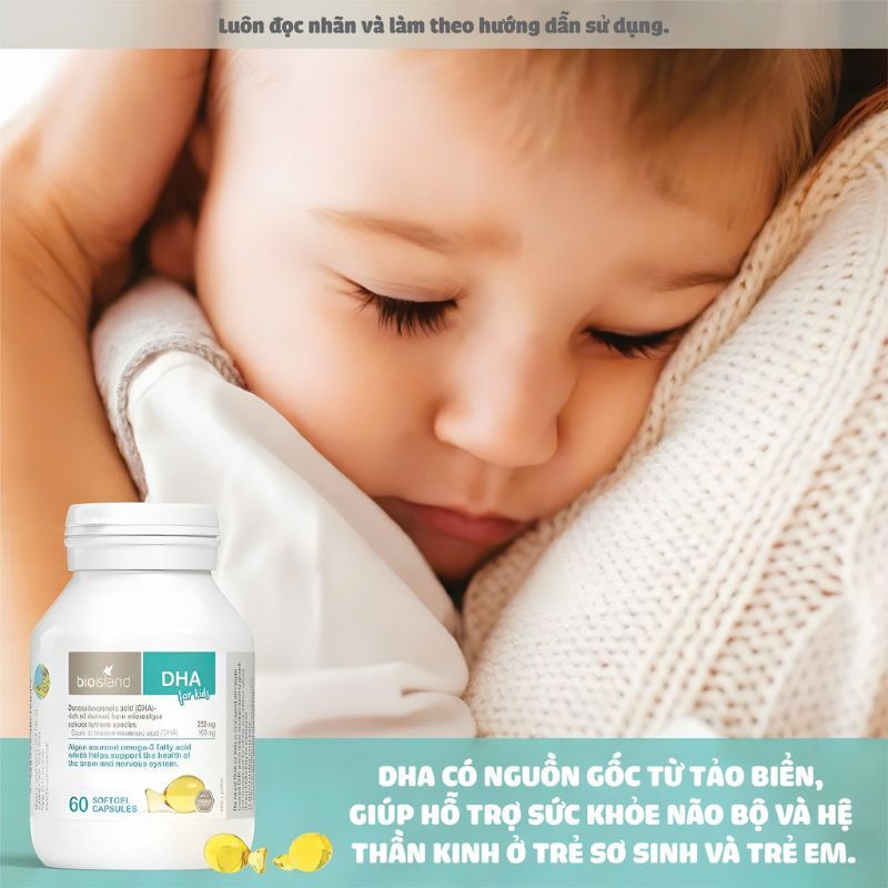 DHA Bio Island cho bé - Hỗ trợ phát triển trí não và thị giác toàn diện từ Úc
