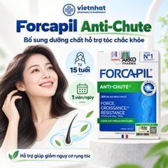 Forcapil Anti-Chute - Viên uống hỗ trợ tóc chắc khỏe, giúp giảm nguy cơ rụng tóc