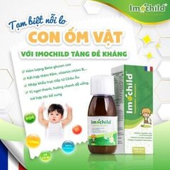 Siro Tăng Đề Kháng Imochild - Giúp Trẻ Tăng Cường Đề Kháng, Cải Thiện Biếng Ăn Hiệu Quả