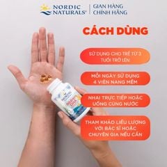 Viên nhai Nordic Naturals Children's DHA mini vị dâu, giải pháp bổ sung DHA tối ưu cho trẻ từ 3 tuổi