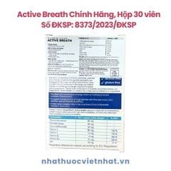 Active Breath - Viên Uống Hỗ Trợ Tăng Cường Chức Năng Và Bảo Vệ Phổi