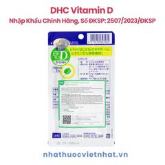 Viên uống bổ sung vitamin D DHC, hỗ trợ tăng cường sức khoẻ xương khớp
