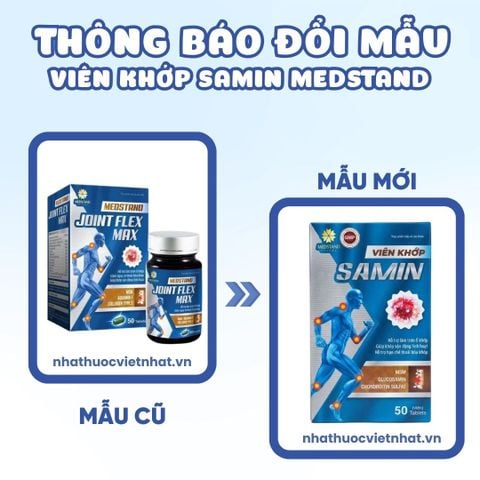 Viên khớp Samin Medstand - Hỗ Trợ Tăng Cường Dịch Khớp Và Giảm Đau Xương Khớp Hiệu Quả