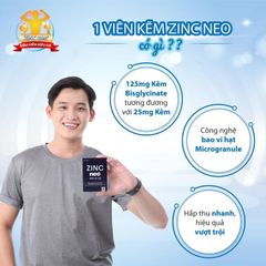 ZinC Neo (kẽm bisglycinate 25mg) - Hỗ trợ tăng cường sức đề kháng cho cơ thể