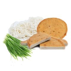 Nguyên liệu bánh canh hẹ chả cá | Set 4-6 người | Mix Gạo Lọc Chả chiên hấp