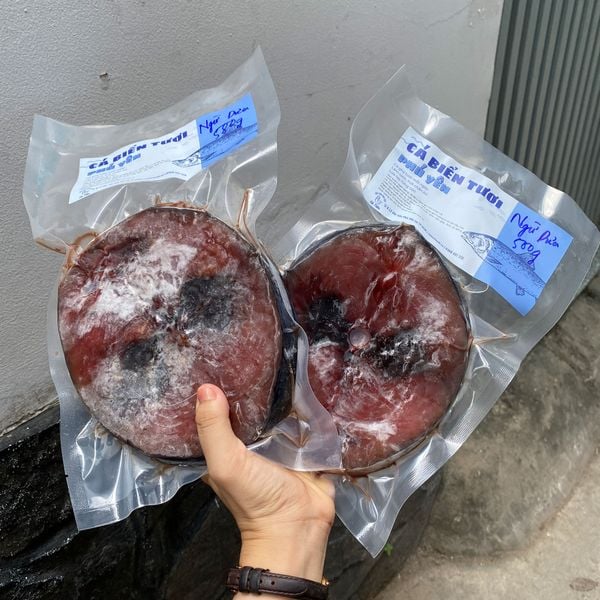 Cá ngừ dưa gang cắt lát
