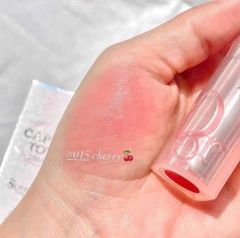 Dior - Son Dưỡng Addict Lip Glow #015 Cherry (Mẫu Mới Vỏ Xanh) - Ko Tđ