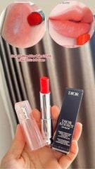 Dior - Son Dưỡng Addict Lip Glow #025 Seoul Scarlet (Mẫu Mới Vỏ Xanh) - Ko Tđ