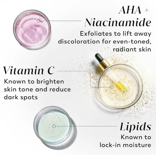 Dưỡng Thể Trắng Da Olay AHA+Vitamin C 502ml (Vàng Đậm)