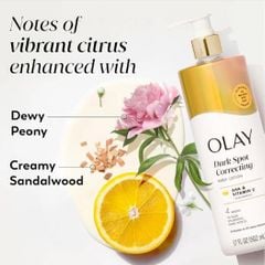 Dưỡng Thể Trắng Da Olay AHA+Vitamin C 502ml (Vàng Đậm)