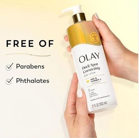 Dưỡng Thể Trắng Da Olay AHA+Vitamin C 502ml (Vàng Đậm)