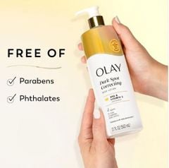 Dưỡng Thể Trắng Da Olay AHA+Vitamin C 502ml (Vàng Đậm)