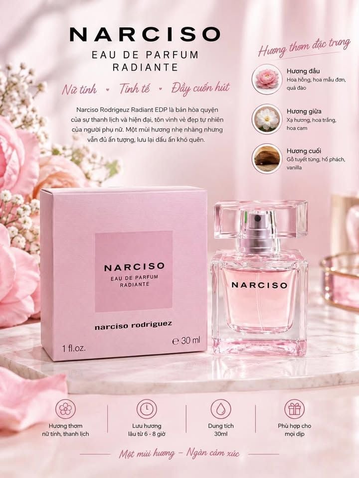 Narciso Rodriguez - Radian EDP 30ml ( Ko Tđ)