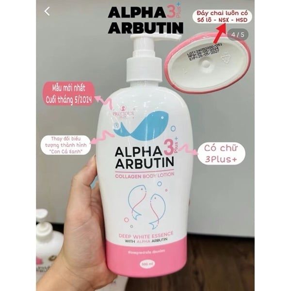 Kem body Alpha Arbutin 3PLUS 500ml