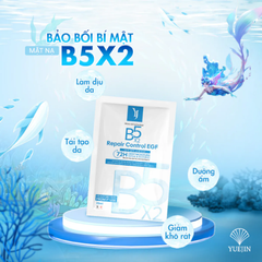 Mặt Nạ Yuejin B5x2 Repair Control EGF Mask Phục Hồi Cấp Ẩm Cho Da
