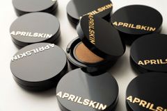 April Skin - Magic Snow Cushion Triple Cover Powder #23