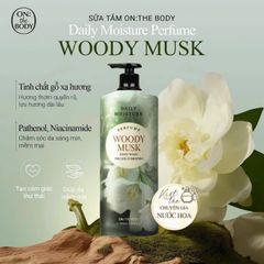 Sữa Tắm On: The Body Perfume #Woody Musk 1100ml